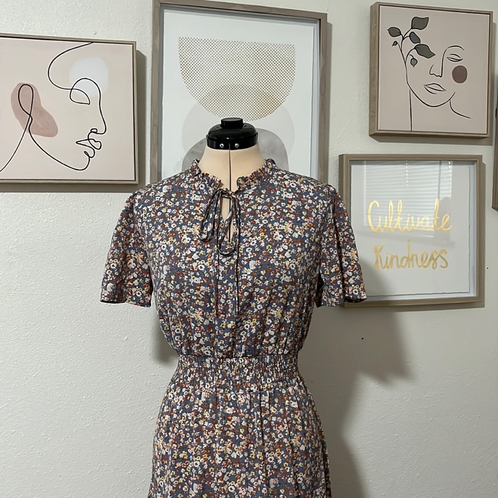 Medium floral maxi dress